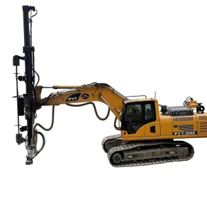 Hydraulic DTH Drill Rig for Hard Rock Blasting 115-140mm Diameter 30-40m Depth for Mine