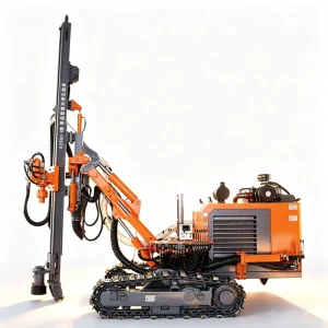 Hydraulic DTH Drilling Rig for Gold Mining Blast Hole Quarry Rock Drilling Machine with Diesel Engine