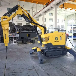 Hydraulic Demolition Robot Underground Mining Tunnel Excavation Remote Control Concrete Breaker