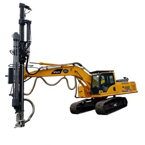 Hydraulic Drilling Rig for Mining 115-165mm Diameter 30-50m Depth Cummins Engine Diesel-Powered PVT-BS8 for Hard Rock Projects