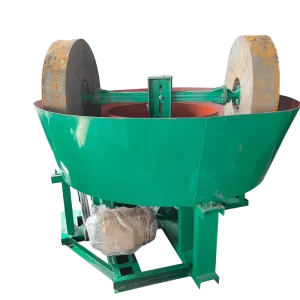Hydraulic Mineral Processing Equipment for Gold Copper and Iron Ore 1400mm Double-wheel Wet Grinding Mill for Gold Grinding