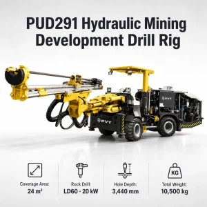 Hydraulic Mining Development Drill Rig Small Underground Drilling Rig for Mine Tunnel Drilling