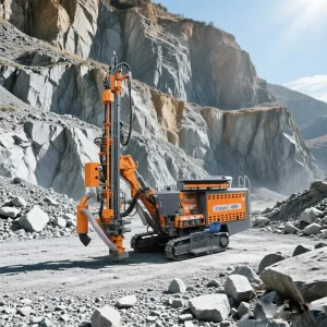 Hydraulic Rock Drilling Crawler Mounted Surface DTH Blasting Hole Drill Rig for Stone Quarry