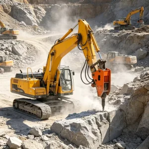 Hydraulic Rock Drilling and Splitting Machine Integrated Rock Breaking Equipment for Mining Operations