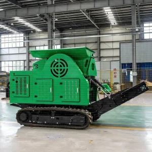 Hydraulic Track Mobile Concrete Crushing Plant Jaw Crusher Equipment