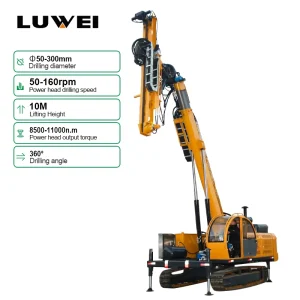 Hydraulic Tunnel Drilling Rig Crawler Rock Drilling Machine for Underground Mining Tunnel Construction Equipment