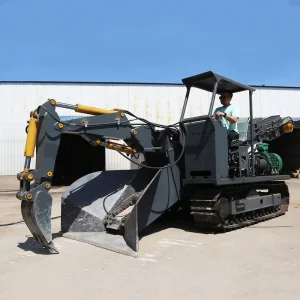 Hydraulic Underground Mucking Rock Loader Equipment Mining Crawler Explosion Proof Grilled Slag Machine