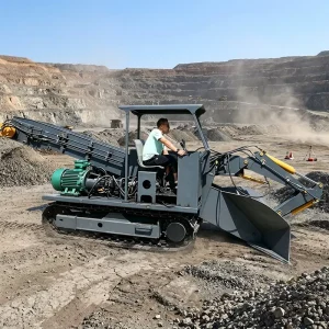 Hydraulic Underground Tunnel Mucking Loader for Coal Mines Earthworks Grilled Slag Machine with Core Motor Engine Components