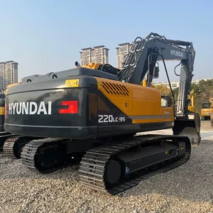 Hyundai 220LC 9S Secondhand Excavator Crawler Hydraulic Digger Low Hours Used Excavator 22Ton Construction Machinery