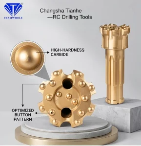 ISO Certified RC Drill Bit RE542 RE543 RC45 RC50 Alloy Steel