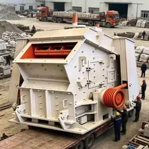 Impact Marble Crusher with Mn Steel Wear Resistant Parts and Low Atrophy for Marble Continuous Non Stop Crushing