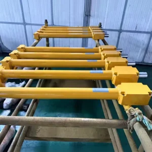 Impact Resistant Hydraulic Cylinder for Mining Equipment Hard Chrome Plated Piston Rod Surface Treatment