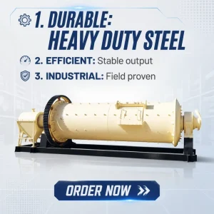 Industrial Ball Mill for Mineral Processing High Speed Grinding Equipment