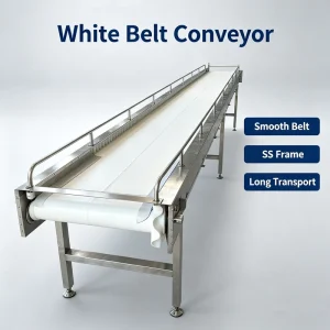 Industrial Conveyor System Energy Efficient Goods Transport Machinery for Mass Production