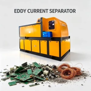 Industrial Double Layer Eddy Current Separator for Electronic Waste Plastic and Non-ferrous Metal Separation Machine