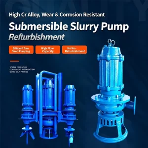 Industrial Electric Vane Submersible Mud Pump High Pressure Sand Suction Dredging Pump OEM