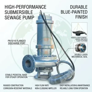 Industrial Grade Automatic Submersible Mud Drainage Pump for Mining Sludge Removal