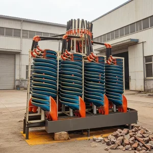 Industrial Grade Mineral Concentration Equipment for Ore Processing Spiral Chute
