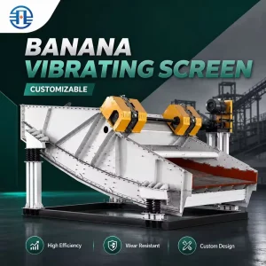 Industrial Grade Vibratory Screening Unit Bulk Material Mining Stone Crushing Line Banana Vibrating Screen Machine