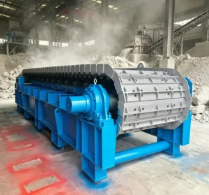 Industrial Heavy Duty Motorized Apron Feeder for Limestone and Gypsum in Cement Plants