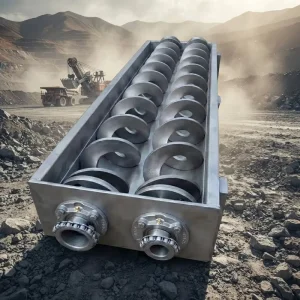 Industrial Heavy duty C Type Slat Conveyor Adjustable Speed Multi point Bidirectional Feeding Discharging for Mining Mineral