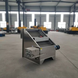 Industrial Inclined Screening Separator Engine Motor Stainless Steel Solid Liquid Separation Equipment for Waste Management
