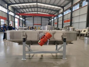 Industrial Linear Vibrating Screen Machine for Powder Sieving Particle Food Processing Linear Particle Vibrator Screening