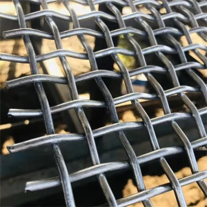 Industrial Manganese Steel Mining Screen Mesh High Wear Resistance for Vibrating Screen Mineral Separation and Mining Use