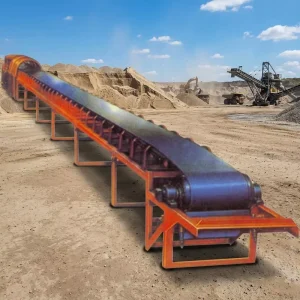 Industrial Mobile Inclined Multi Material Belt Conveyor for Mining Bulk Materials Adjustable Speed Anti Bacterial Fire Resistant