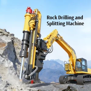 Industrial Rock Drilling Splitting Machine Hydraulic Wedge Stone Cracker for Mining Roadbed