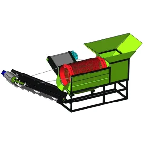 Industrial Rotary Sifter Mobile Stone Screener for Construction Site