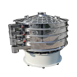 Industrial Round Steel Vibrating Screen Flour Separation Food Processing Vibrating Screen for Chemical Industries