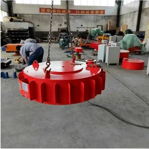 Industrial Square Hanging Electromagnetic Iron Separator Waterproof Anti Corrosion High Rigidity Customizable Size 220V Conveyor