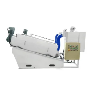Industrial Stainless Steel 304 Sludge Dewatering Equipment with PLC Controlled High Efficiency 1 Year Warranty High Capacity