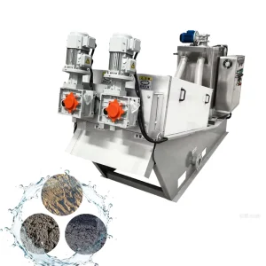Industrial Waste Water Sewage Treatment Plant Equipment Sludge Dewatering Machine Screw Press Sludge Dehydrator Machine