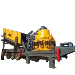Industrial Wheel Mobile Jaw Crushing Station Complete Set Stone Crushing Line for Hard Rock Primary Processing