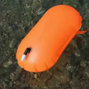 Inflatable PVC Swimming Buoy Single Double Airbag Portable Dive Safety Float for Open Water Wild Swimming Diving