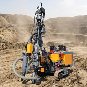 Integrated Crawler Type Surface DTH Drilling Rig 24m Drilling Depth 176kW Power Auto Rod Handling Open pit Mining Drilling
