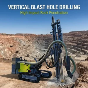 Integrated DTH Crawler Drill Rig Heavy Duty Pile Driver Rock Drill Machine for Wind and Solar Foundation