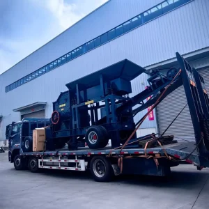 Integrated Iron Ore Crushing and Screening Machine for Metal Mining Simple Mobile Crushing Machine