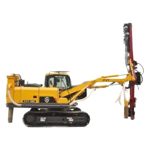 Integrated Outdoor Down the Hole Pneumatic Diesel Engine Drill Rig 41-80mm 6m for Quarry Rock Drilling