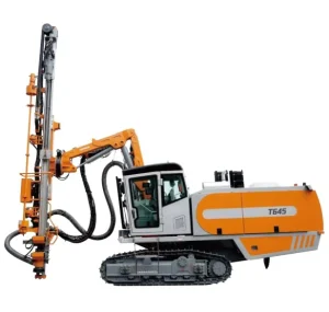 Integrated Rock Blasting Mining Surface Tracked Drilling Rig