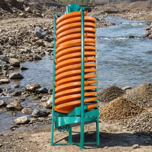 Iron Removal Equipment for Pyrite and Quartz Sand Fiberglass Chute Coal Slurry Washing Equipment Spiral Chute