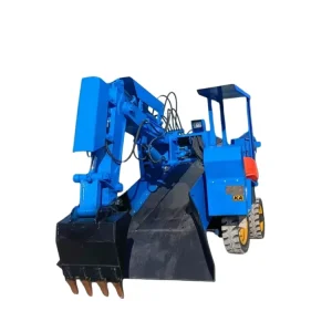 JAXON Wheel Mining Tunnel Mucking Loader Crawler Slag Machine Mini Mucking Machine for Underground Excavate Mucking Loader