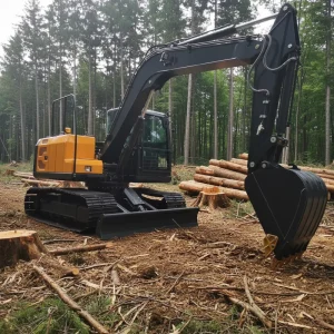 JIAHE8090 8.5 Ton Excavator New Heavy Duty Crawler Excavator Digger Machine for Construction Mining Engineering Work