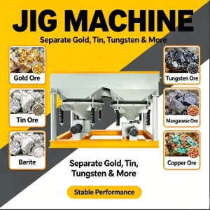 JT4-1 Single Cell Jig Concentrator 4㎡ Jigging Machine for Gold Tin Tungsten Ore