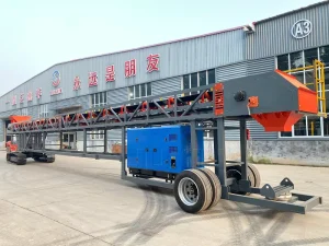 JUXIN Efficient Adjustable Speed Telescopic Stacker Conveyor Crawler Feeder for Material Handling Equipment Mining Industry