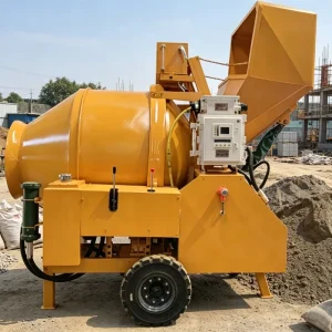 JZC-350 Diesel Mining Portable Reversing Drum Concrete Mixer