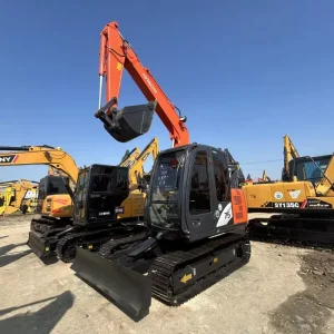 Japan Original Used Hitachi ZX75 7.5 Ton Mini Crawler Excavator