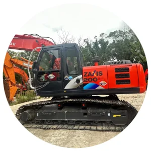 Japan Original Used Hitachi Zx200 20 Ton Excavator Crawler Diesel Hydraulic Like New Minimal Wear Ready to Work